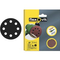 FLEXOVIT, 63642526502 Hook & Loop Sanding Discs 125mm Assorted Pack of 6 - Flexovit FLEXOVIT, 63642526502 Hook & Loop Sanding Discs 125mm Assorted Pack of 6 - Flexovit