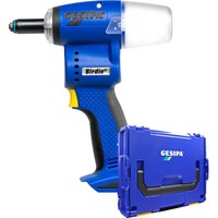 Gesipa, Gesipa Birdie 18v Cordless Brushless Riveter Tool No Batteries No Charger Case Gesipa, Gesipa Birdie 18v Cordless Brushless Riveter Tool No Batteries No Charger Case