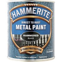 Hammerite, Hammerite Metal Paint 750ml Black Hammerite, Hammerite Metal Paint 750ml Black
