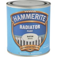 Hammerite, Hammerite Radiator Enamel Paint Satin White 500ml Hammerite, Hammerite Radiator Enamel Paint Satin White 500ml