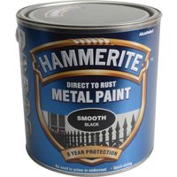 Hammerite, Hammerite Metal Paint Smooth 2.5L Black 2.5L Hammerite, Hammerite Metal Paint Smooth 2.5L Black 2.5L