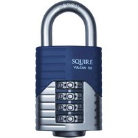 Squire, Squire Combination Padlock Boron Shackle 50mm Squire, Squire Combination Padlock Boron Shackle 50mm