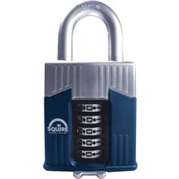 Squire, Henry Squire Warrior High-Security Shackle Combination Padlock 65mm Standard Squire, Henry Squire Warrior High-Security Shackle Combination Padlock 65mm Standard