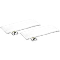 Karcher Home and Garden, Karcher Floor Tool Microfibre Cloths for SC EASYFIX Steam Cleaners Pack of 2 Karcher Home and Garden, Karcher Floor Tool Microfibre Cloths for SC EASYFIX Steam Cleaners Pack of 2