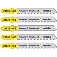 Metabo, Metabo T101B HCS Wood Cutting Jigsaw Blades Pack of 5 Metabo, Metabo T101B HCS Wood Cutting Jigsaw Blades Pack of 5