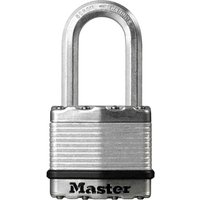 Masterlock, Masterlock Excell Laminated Steel Padlock 45mm Long Masterlock, Masterlock Excell Laminated Steel Padlock 45mm Long