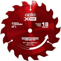 Ozito, Ozito PXCSB Circular Saw Blade 150mm 18T 10mm Ozito, Ozito PXCSB Circular Saw Blade 150mm 18T 10mm