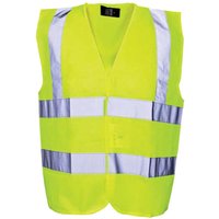 Scan Childrens Hi Vis Waistcoat EN471 Class 2 Yellow 7 - 9 Scan Childrens Hi Vis Waistcoat EN471 Class 2 Yellow 7 - 9