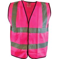 Scan Hi Vis Waistcoat Pink M Scan Hi Vis Waistcoat Pink M