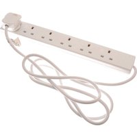 SMJ, SMJ 6 Socket Extension Lead 240v 2m SMJ, SMJ 6 Socket Extension Lead 240v 2m