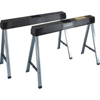 Stanley, Stanley Tools 197475 Folding Metal Leg Saw Horse Twin Pack STA197475 Stanley, Stanley Tools 197475 Folding Metal Leg Saw Horse Twin Pack STA197475