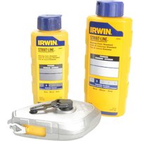 Straight Line, StraitLine Aluminium Chalk Line Reel Blue Chalk Refill 30m Straight Line, StraitLine Aluminium Chalk Line Reel Blue Chalk Refill 30m