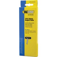 Tacwise, Tacwise 500 Series 18 Gauge Angled Brad Nails 50mm Pack of 1000 Tacwise, Tacwise 500 Series 18 Gauge Angled Brad Nails 50mm Pack of 1000