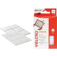 Velcro® Brand, Velcro Stick On Squares White 25mm 25mm Pack of 24 Velcro® Brand, Velcro Stick On Squares White 25mm 25mm Pack of 24