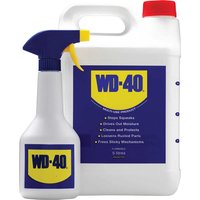 WD40, WD40 Multi Purpose Liquid and Spray Bottle 5l WD40, WD40 Multi Purpose Liquid and Spray Bottle 5l