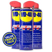 WD40, WD40 Multi Purpose Smart Straw Aerosol Triple Pack WD40, WD40 Multi Purpose Smart Straw Aerosol Triple Pack