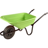 The Walsall Wheelbarrow Company, 90 Litre Shire Heavy Duty Plastic Wheelbarrow With Pneumatic Wheel - Green The Walsall Wheelbarrow Company, 90 Litre Shire Heavy Duty Plastic Wheelbarrow With Pneumatic Wheel - Green