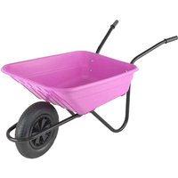 The Walsall Wheelbarrow Company, The Walsall Wheelbarrow Company Walsall Wheelbarrow 90L Polypropylene Barrow In A Box - Pink The Walsall Wheelbarrow Company, The Walsall Wheelbarrow Company Walsall Wheelbarrow 90L Polypropylene Barrow In A Box - Pink