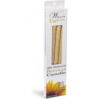 100% Beeswax Hollow Ear Candles, 4 pk, Wallys Natural Products