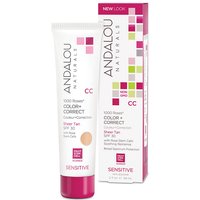 1000 Roses Color + Correct Sheer Tan SPF 30 (CC Cream), 2 oz, Andalou Naturals