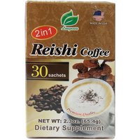 2 in 1 Reishi Coffee, 30 Sachets, Longreen Corporation