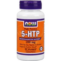 5-HTP 200mg Vegetarian 60 Vcaps, NOW Foods