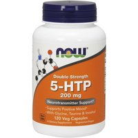5-HTP Double Strength, 200 mg, 120 Veg Capsules, NOW Foods