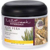 80% Pure Aloe Vera Cream, 4 oz, Mill Creek Botanicals