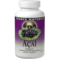 Acai Extract 500 mg, 240 Capsules, Source Naturals