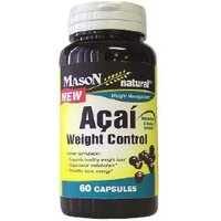 Acai Green Tea, 60 Capsules, Mason Natural