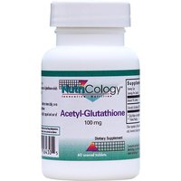 Acetyl-Glutathione 100 mg, 60 Tablets, NutriCology