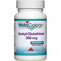 Acetyl-Glutathione 300 mg, 60 Tablets, NutriCology