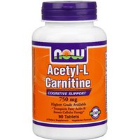 Acetyl-L-Carnitine 750 mg, 90 Tablets, NOW Foods