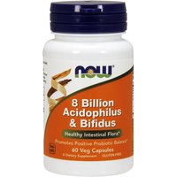 Acidophilus & Bifidus 8 Billion, 60 Veg Capsules, NOW Foods