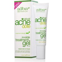 Natural Acnedote Invisible Treatment Gel, 0.5 oz, Alba Botanica