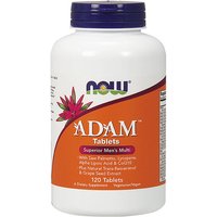 ADAM Superior Mens Multiple Vitamins, Male Multivitamin, 120 Tablets, NOW Foods