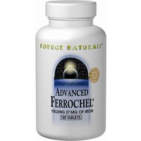 Advanced Ferrochel Iron 27mg 180 tabs from Source Naturals