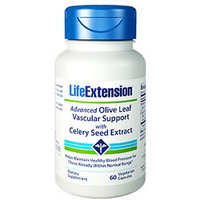 Advanced Olive Leaf Vascular Support with Celery Seed Extract, 60 Vegetarian Capsules, Life Extension
