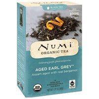 Aged Earl Grey Black Tea, 18 Tea Bags, Numi Tea