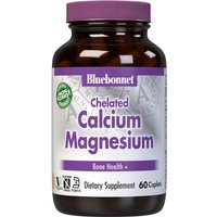 Albion Chelated Calcium Magnesium, 60 Caplets, Bluebonnet Nutrition