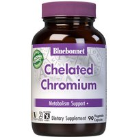 Albion Chelated Chromium 200 mcg, Yeast Free, 90 Vcaps, Bluebonnet Nutrition