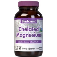 Albion Chelated Magnesium 100 mg, 60 Vcaps, Bluebonnet Nutrition