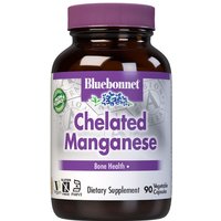 Albion Chelated Manganese 10 mg, 90 Vcaps, Bluebonnet Nutrition