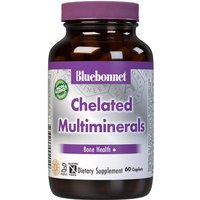 Albion High Potency Chelated Multiminerals, With Iron, 60 Caplets, Bluebonnet Nutrition