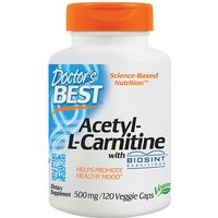 Aceteyl-L-Carnitine 500 mg ALC, 120 Vegetarian Capsules, Doctors Best