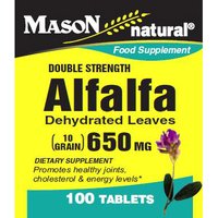 Alfalfa 650 mg, 100 Tablets, Mason Natural