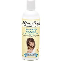 All Natural Baby Lotion, Face & Body Moisturizer, Fragrance Free, 8 oz, Natures Baby Products