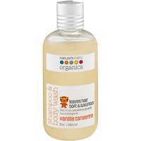 Shampoo & Body Wash, Vanilla Tangerine, 8 oz, Natures Baby Organics