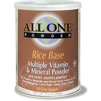 All One Rice Base Multivitamin Powder 66 Day Supply 2.2 lb, All One Nutritech