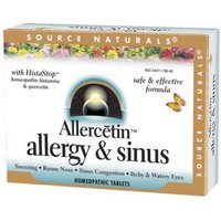 Allercetin Allergy & Sinus Homeopathic, 48 Tablets, Source Naturals